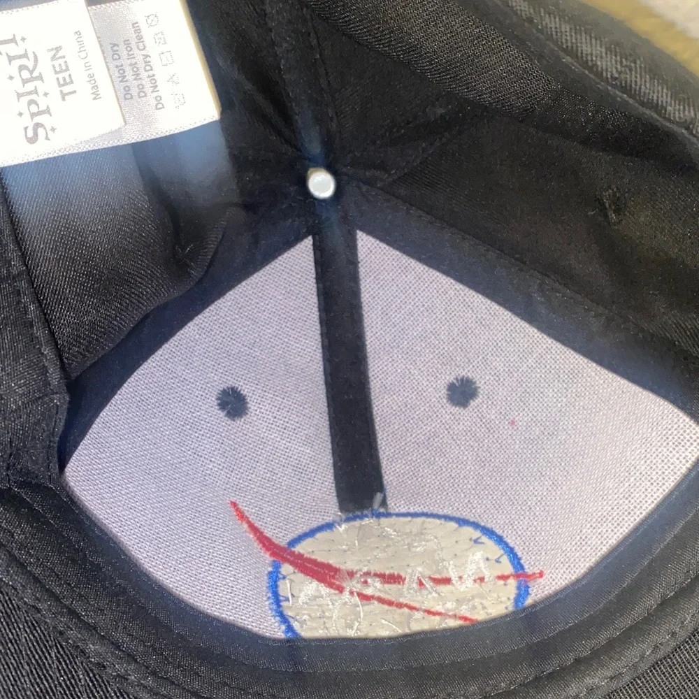 Spirit Black and Blue NASA Kids Cap
